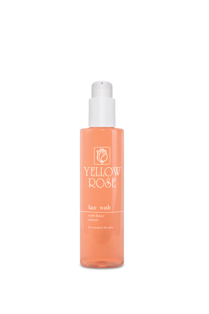 FACE WASH WITH FLOWER EXTRACTS - 200 ml YELLOW ROSE