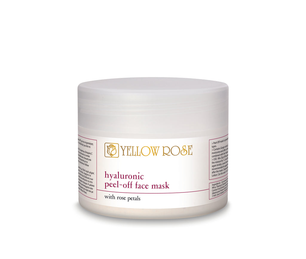 HYALURONIC PEEL-OFF FACE MASK WITH ROSE PETALS -150g YELLOW ROSE