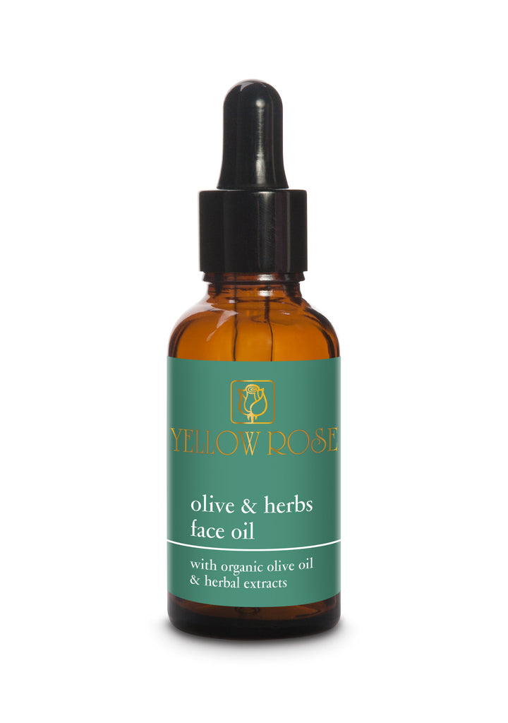 OLIVE & HERBS FACE OIL - 30ml YELLOW ROSE