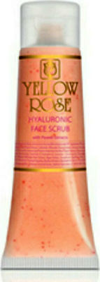 HYALURONIC FACE SCRUB WITH FLOWER EXTRACTS - 50 ml YELLOW ROSE